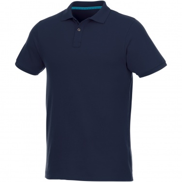 Logo trade business gifts image of: Beryl short sleeve men's organic recycled polo