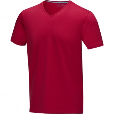 Logotrade promotional gift image of: Kawartha short sleeve men's organic V-neck t-shirt