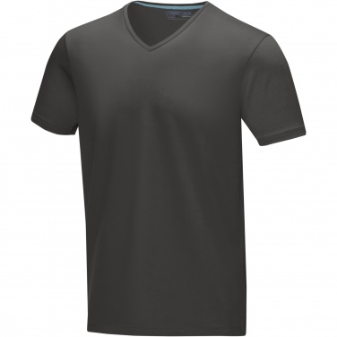 Logotrade promotional merchandise image of: Kawartha short sleeve men's organic V-neck t-shirt