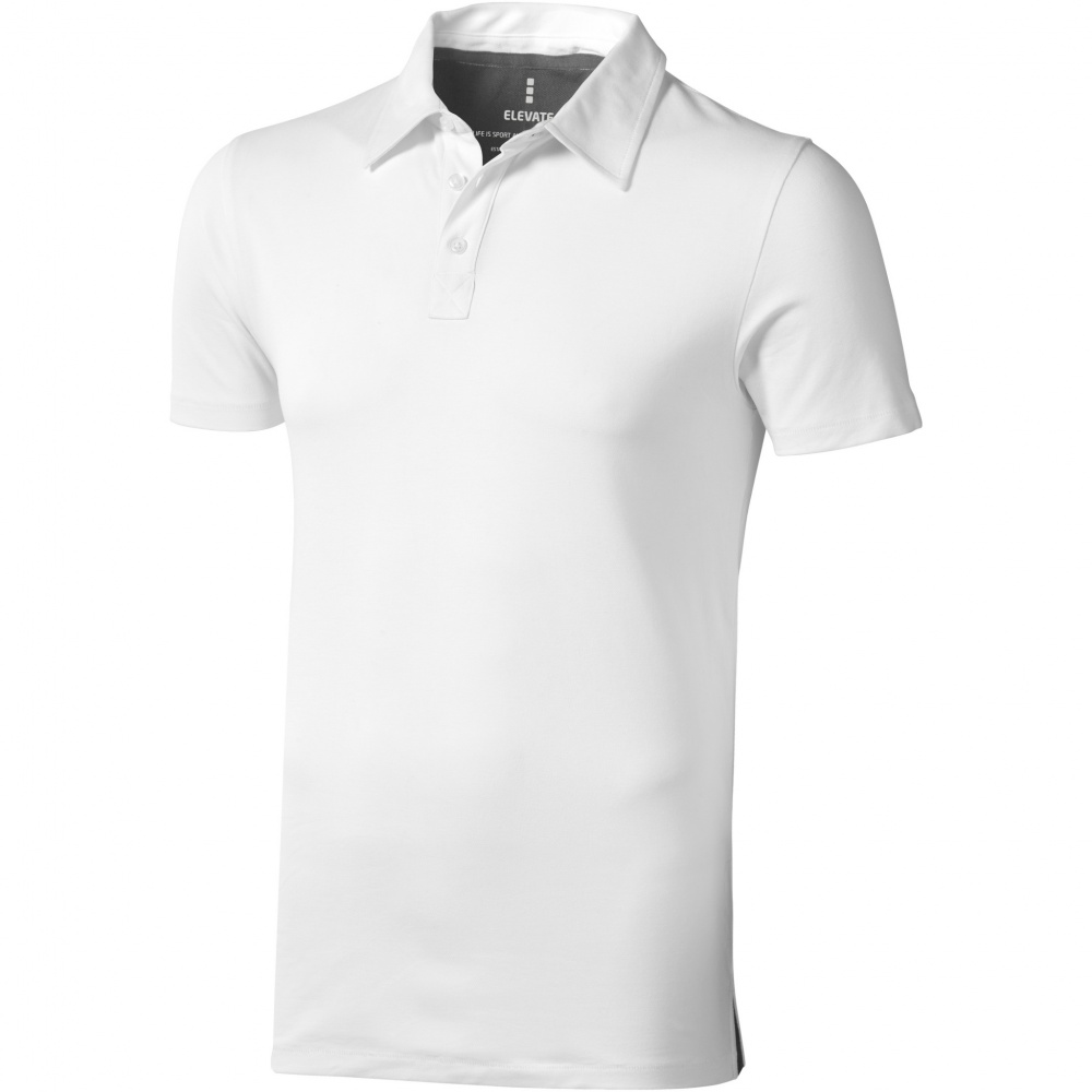 Logo trade business gift photo of: Markham short sleeve men's stretch polo