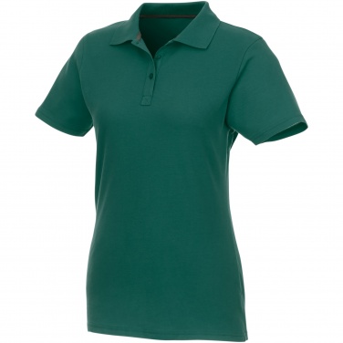 Logo trade corporate gifts image of: Helios short sleeve women's polo