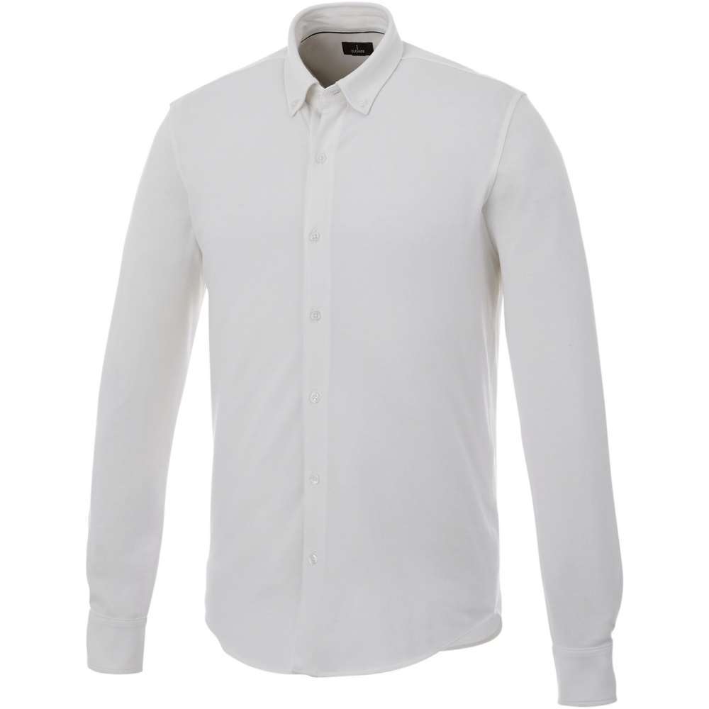 Logotrade promotional product picture of: Bigelow long sleeve men's pique shirt