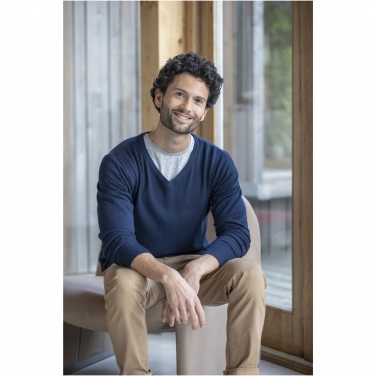 Logo trade advertising products image of: Stanton men's v-neck pullover