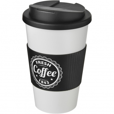 Logotrade promotional items photo of: Americano® 350 ml tumbler with grip & spill-proof lid