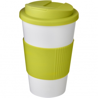 Logotrade promotional gifts photo of: Americano® 350 ml tumbler with grip & spill-proof lid