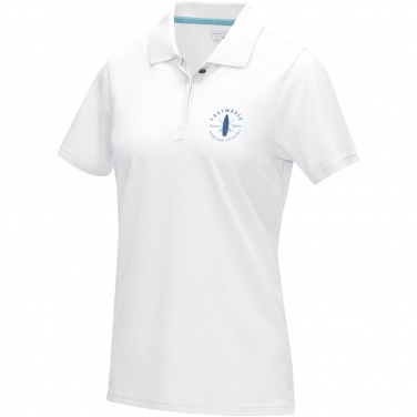 Logo trade promotional item photo of: Graphite short sleeve women’s organic polo