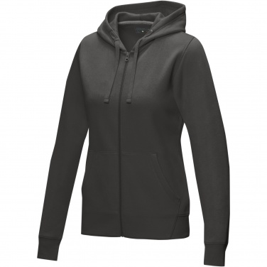 Logo trade promotional products picture of: Ruby women’s organic recycled full zip hoodie