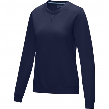 Logo trade corporate gifts picture of: Jasper women’s organic recycled crewneck sweater
