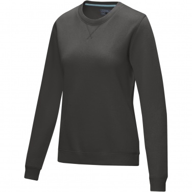 Logo trade promotional gifts picture of: Jasper women’s organic recycled crewneck sweater