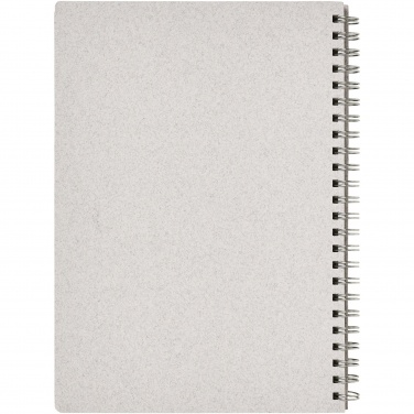 Logotrade corporate gift picture of: Bianco A5 size wire-o notebook