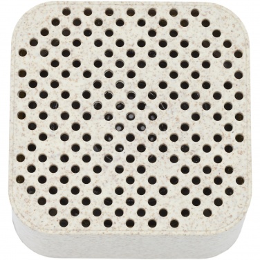 Logo trade promotional giveaway photo of: Aira wheat straw Bluetooth® speaker