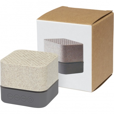 Logotrade promotional giveaway picture of: Aira wheat straw Bluetooth® speaker