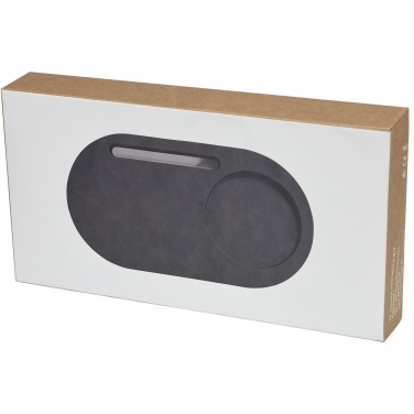 Logo trade promotional giveaways image of: Klip 5W wireless charging desk organizer