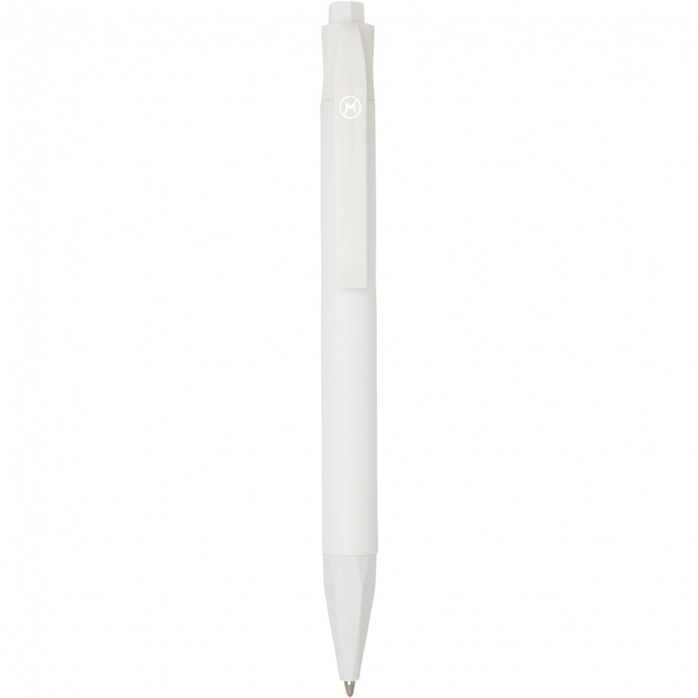 Logo trade promotional items image of: Terra corn plastic ballpoint pen