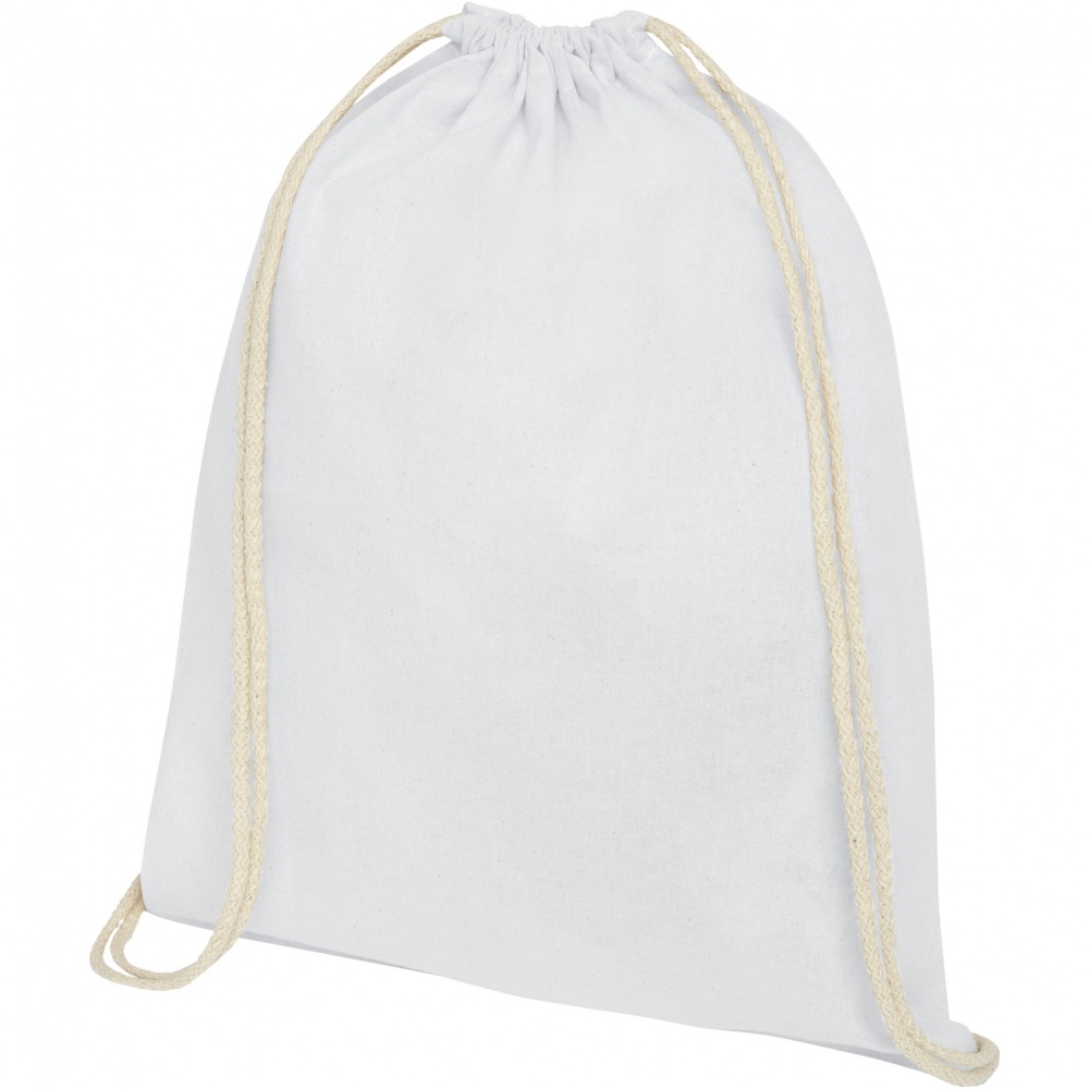 Logotrade promotional item picture of: Oregon 140 g/m² cotton drawstring bag 5L