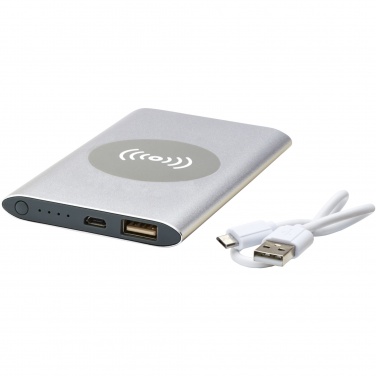 Logo trade promotional giveaways image of: Juice 4000mAh wireless power bank 