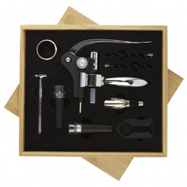 Logo trade promotional merchandise photo of: Malbick 9-piece wine set