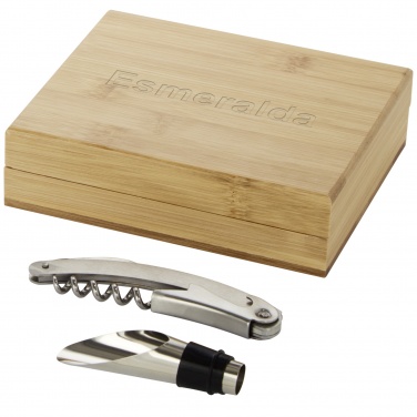 Logo trade promotional products image of: Merlou 2-piece wine set