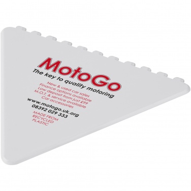 Logotrade promotional merchandise photo of: Frosty triangular recycled plastic ice scraper