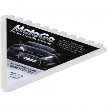 Logo trade promotional items picture of: Frosty triangular recycled plastic ice scraper
