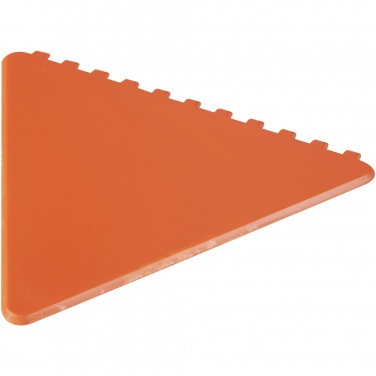 Logo trade business gifts image of: Frosty triangular recycled plastic ice scraper