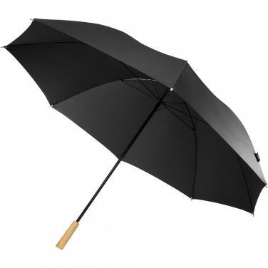 Logo trade business gifts image of: Romee 30'' windproof recycled PET golf umbrella