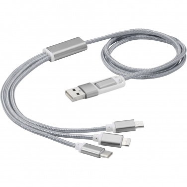 Logo trade business gifts image of: Versatile 5-in-1 charging cable