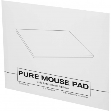 Logo trade promotional gift photo of: Pure mouse pad with antibacterial additive