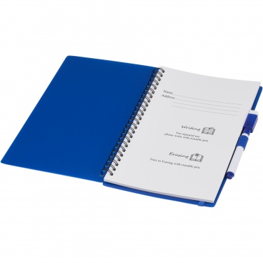 Logo trade business gift photo of: Pebbles reference reusable notebook