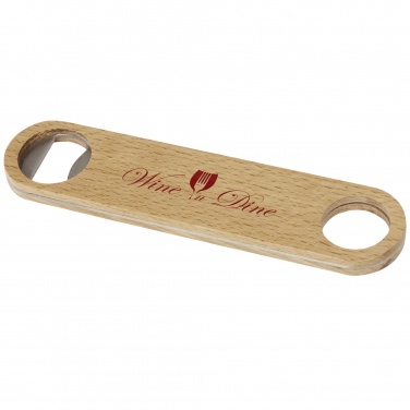 Logo trade business gift photo of: Origina wooden bottle opener