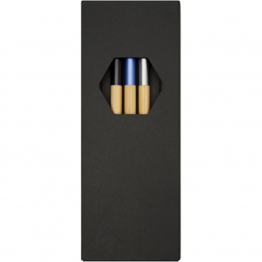 Logotrade promotional merchandise photo of: Kerf 3-piece bamboo pen set
