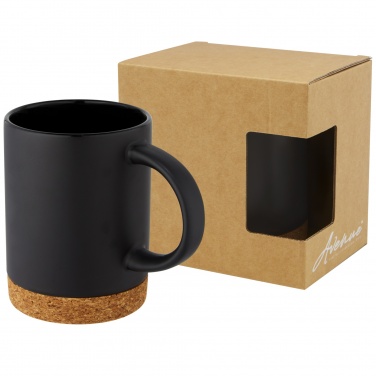 Logotrade promotional gift picture of: Neiva 425 ml ceramic mug with cork base