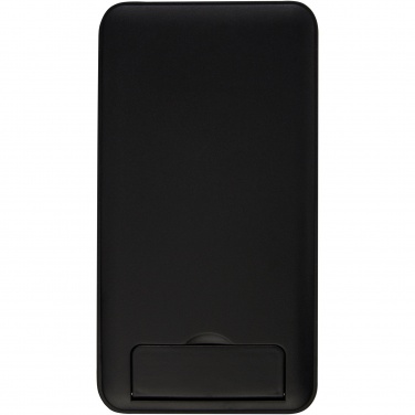 Logo trade advertising product photo of: Loop 10W recycled plastic wireless charging pad with phone stand