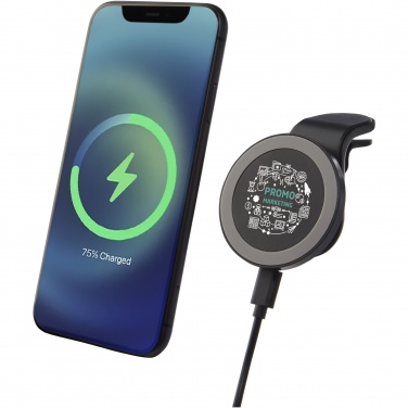 Logo trade promotional gifts picture of: Magclick 10W wireless magnetic car charger