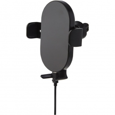 Logo trade promotional giveaway photo of: Pilot 15W wireless automatic car charger 