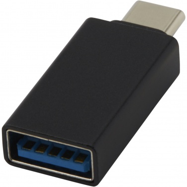 Logo trade promotional merchandise image of: ADAPT aluminum USB-C to USB-A 3.0 adapter