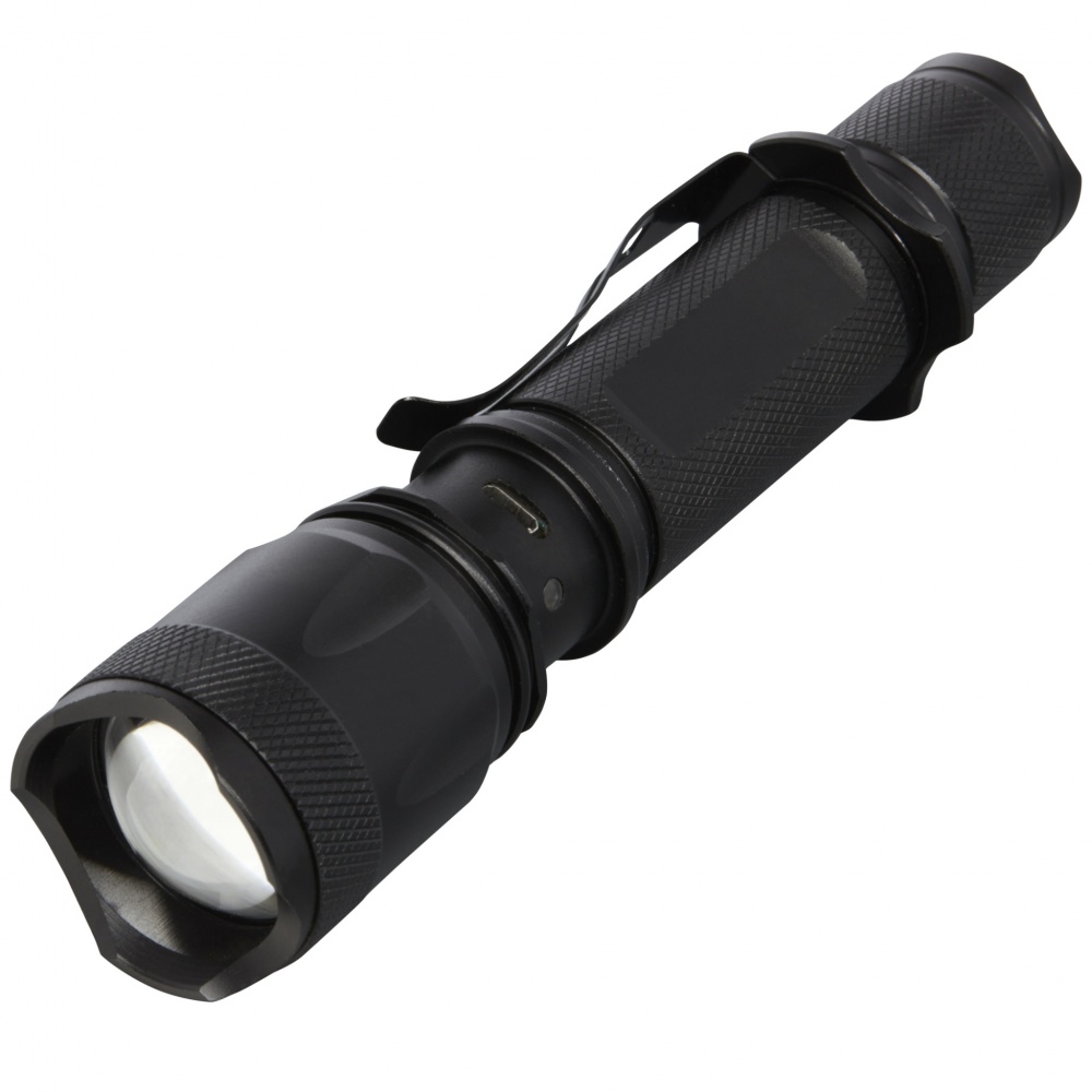 Logo trade business gift photo of: Mears 5W rechargeable tactical flashlight