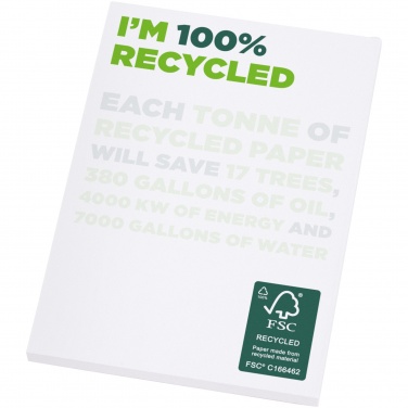 Logo trade promotional items picture of: Desk-Mate® A7 recycled notepad