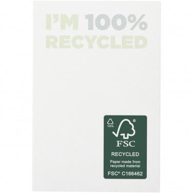 Logo trade promotional products picture of: Sticky-Mate® recycled sticky notes 50 x 75 mm