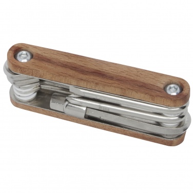 Logotrade promotional product picture of: Fixie 8-function wooden bicycle multi-tool