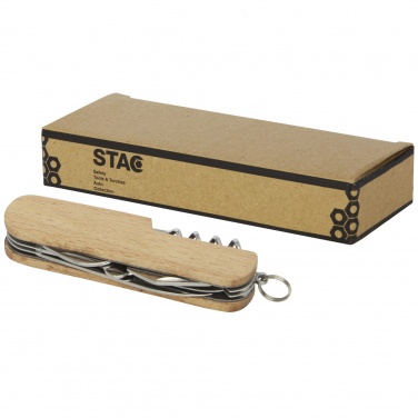 Logo trade corporate gifts image of: Richard 7-function wooden pocket knife