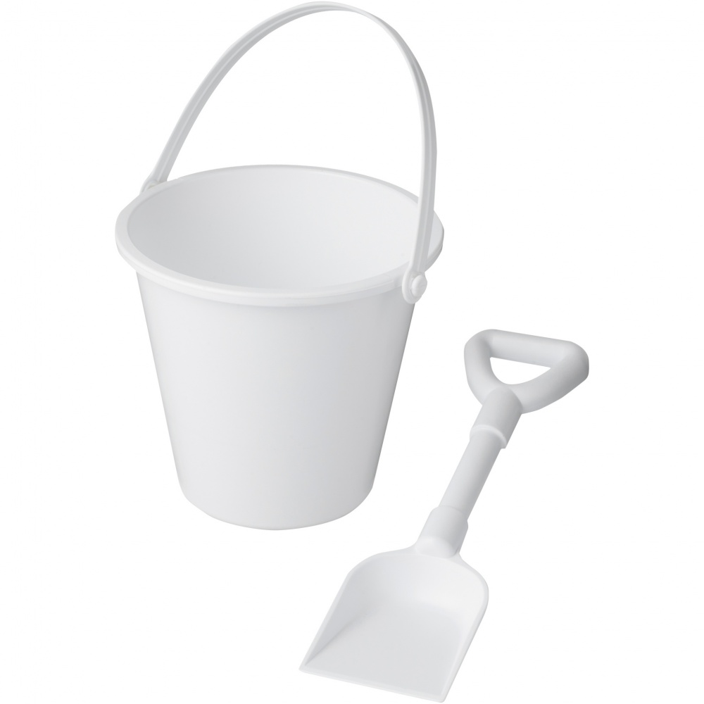 Logo trade promotional giveaways picture of: Tides recycled beach bucket and spade