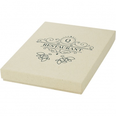Logotrade promotional merchandise picture of: Verde 3-piece grass paper stationery gift set