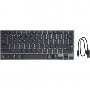Logo trade corporate gifts picture of: Hybrid performance Bluetooth keyboard - QWERTY