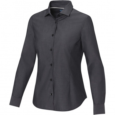 Logo trade promotional gifts picture of: Cuprite long sleeve women's organic shirt