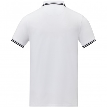 Logo trade corporate gifts image of: Amarago short sleeve men's tipping polo