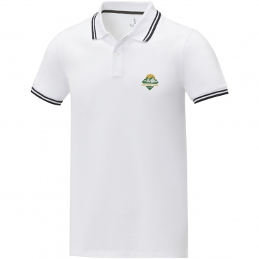 Logotrade promotional product picture of: Amarago short sleeve men's tipping polo