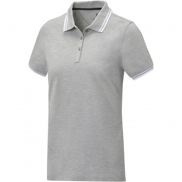 Logo trade business gift photo of: Amarago short sleeve women's tipping polo