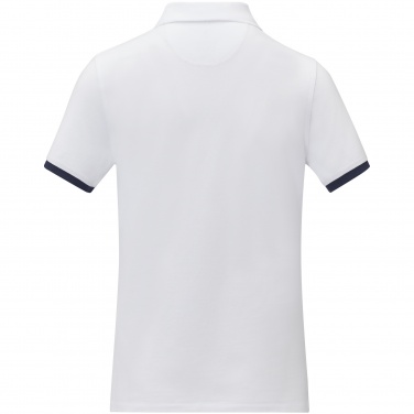 Logo trade business gift photo of: Morgan short sleeve women's duotone polo