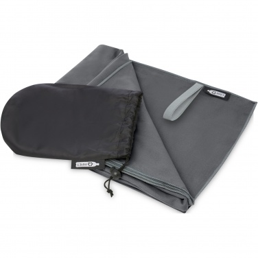 Logo trade advertising products image of: Pieter recycled PET ultra lightweight and quick dry towel 130 x 80 cm
